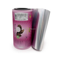 Rouleau de film plastique flexible laminé BOPP de qualité alimentaire imprimé sur mesure pour l'emballage de chips de taro et de snacks, film en rouleau résistant à l'humidité