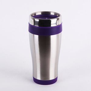 Vaso Promocional Personalizado con Logotipo de 450 ml, Taza de Viaje Portátil para Auto, Vaso de Acero Inoxidable Grabado con Láser, Fabricante, Gran Venta - Product Image 4