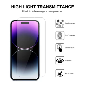 <span class=keywords><strong>Protector</strong></span> de pantalla de vidrio templado <span class=keywords><strong>normal</strong></span> 9H <span class=keywords><strong>para</strong></span> <span class=keywords><strong>iPhone</strong></span> X a 15 pro Max - Product Image 4