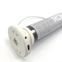 Moteur tubulaire intelligent RONCO 28 mm DC Tuya Wifi 12 V avec batterie lithium rechargeable pour volets roulants et stores de bureau – Garantie 5 ans