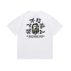 Nouveau <span class=keywords><strong>T</strong></span>-<span class=keywords><strong>shirt</strong></span> décontracté ample de style <span class=keywords><strong>streetwear</strong></span> hip-hop pour hommes Bapees Premium 2026 |   <span class=keywords><strong>T</strong></span>-<span class=keywords><strong>shirt</strong></span> en coton tissé 100% 300g avec imprimé camouflage requin Laser Ape - Product Image 6
