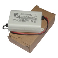 MeanWell Dimmable Constant Current LED Switching Power Supply dan LED Driver 16W 350mA dengan Tegangan Input 220V dan 100V