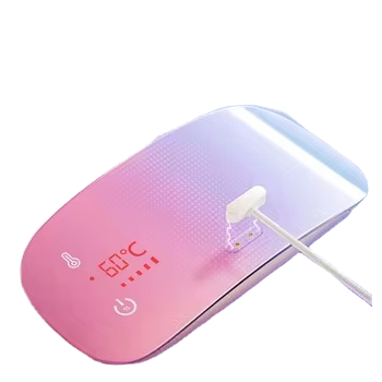 Portable Cordless Rechargeable Heat Pad Menstrual Cramps Therapy Massager with Massage Belt Period Relief Waist Application