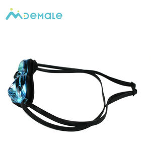 แว่นตาว่ายน้ำซิลิโคนสำหรับผู้ใหญ่,แว่นครอบเลนส์กว้างกันตกสะท้อนแสงคุณภาพสูง - Product Image 3