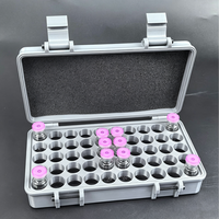 Boîte de rangement en plastique 3D UV en gros, boîte d'emballage antichoc en PETG, étuis personnalisés haut de gamme pour peptides 3ml 50 compartiments