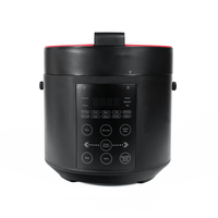 Cuisinière électrique à pression intelligente 14-en-1 en acier inoxydable avec double pot antiadhésif, écran LED, appareil de cuisine multifonction