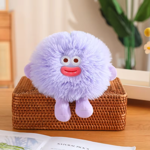 Peluche Monstre Tressé Tendance et Cool avec Bouche en Saucisse, Adorable Jouet en Peluche Petit Monstre, Cadeau Décoratif - Product Image 5