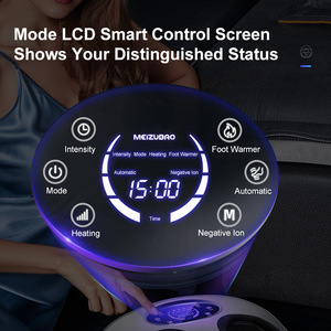 Masseur électrique pour les pieds, couverture complète avec écran tactile LCD, pour massage des pieds et des jambes, thérapie infrarouge temporisée, à brancher - Product Image 3