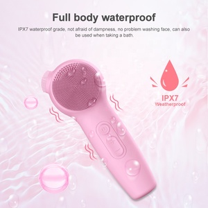 Brosse nettoyante électrique rechargeable en silicone pour le visage, étanche, outil de soin de la peau, instrument de <span class=keywords><strong>nettoyage</strong></span> du visage - Product Image 4