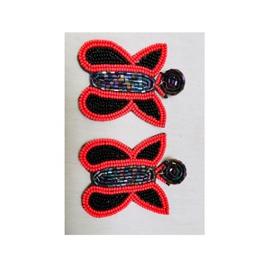 Pendientes de gota de moda bordados a mano de calidad súper fina joyería excelente - Product Image 1