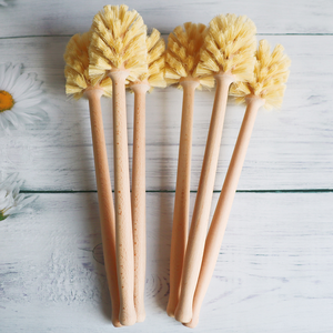 Cepillo de <span class=keywords><strong>madera</strong></span> de sisal de bambú ecológico, cepillo de limpieza de verduras de coco - Product Image 6