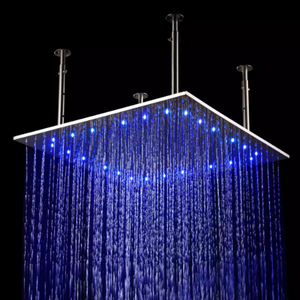 ODM 20 Inch Modern 304 Stainless Steel Thickened LED Rain <strong>Shower</strong> Head with 3 Color Changing <strong>Light</strong> <strong>for</strong> Bathroom <strong>Shower</strong> Room - Product Image 2