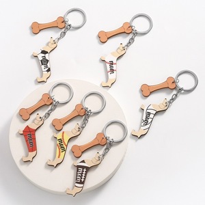 Sausage Dog Mother's Day Funny Key Chain Keychains Ring for Accessories Bag Pendant Keyring Jewelry Pet <strong>Dachshund</strong> Friends <strong>Gifts</strong> - Product Image 3