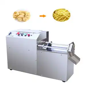 Kök sebze kesme şerit makinesi patates kızartması patates cipsi yapma makinesi