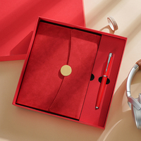 Ensemble cadeau de carnet de notes A5 en PU personnalisé avec boucle magnétique en métal, carnet de notes professionnel et stylo, coffret cadeau pour entreprise