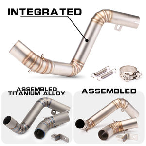 Para KTM DUKE 200 390 2012 2013 2014 2015 2016 Punta de Escape de Motocicleta Silenciador Tubo de Conexión Intermedia Slip-on - Product Image 4