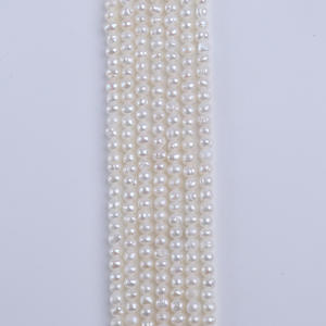 Perlas Sueltas de Agua Dulce Naturales de 3-3.5mm, Varias Calidades, Semi-Acabadas, para Joyería Artesanal DIY - Product Image 3