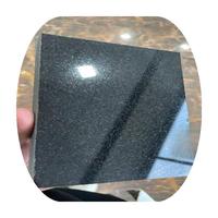 Pierre de granit noir du Shanxi polie carrée