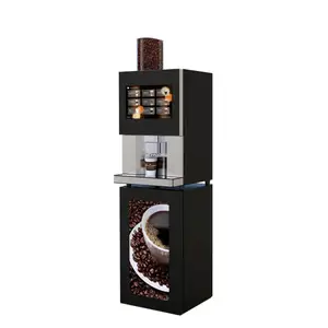 Distributeur automatique de café à écran tactile de vente chaude distributeur automatique de grains de café