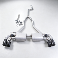 Silencieux Valvetronic GFC Catback compatible avec BMW 540i 530i 528i 525i 520i G30 G38 2.0T 3.0T, tuyau d'échappement en acier inoxydable 304