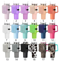 2023 Gint OEM Gym Accessoires Femmes Courir Bouteille D'eau De Poche Caddy Néoprène 40oz Gobelet Bouteille D'eau Poche Avec Poche