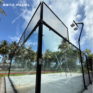Prix bas professionnel 2025 avec une bonne qualité pour <span class=keywords><strong>Tennis</strong></span> Sports Compétition Panoramique Paddle <span class=keywords><strong>Padel</strong></span> <span class=keywords><strong>Tennis</strong></span> Court <span class=keywords><strong>Terrain</strong></span> - Product Image 2