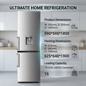 Refrigerador con Congelador Inferior de Gran Capacidad, 310L, Sin Escarcha, Control Electrónico, Puerta Reversible, Iluminación Cómoda, para Uso Doméstico - Product Image 4