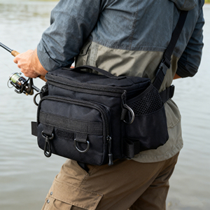 Sac banane de sport pour homme, sac de taille Oxford pour le camping en plein air, sac de <span class=keywords><strong>pêche</strong></span> pour leurres et accessoires de <span class=keywords><strong>pêche</strong></span> - Product Image 1