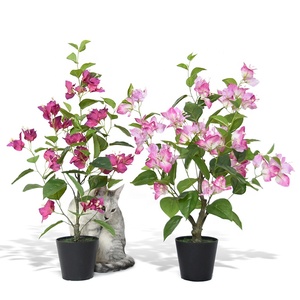 Sang Trọng <span class=keywords><strong>3D</strong></span> In Cây Giả 69Cm Nhân Tạo Bougainvillea Cây Hoa Với Sống Động Như Thật Kết Cấu - Product Image 2