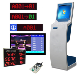 בנק/בית חולים אלחוטי 19 אינץ מסך מגע קיוסק תור ניהול מערכת כרטיס אסימון מספר תורים מכונה - Product Image 1