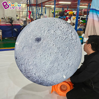 Modèle de système solaire gonflable lumineux personnalisé, boule de lune LED, ballon publicitaire géant gonflable de la planète Terre pour la décoration
