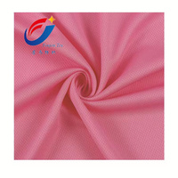 Tissu jersey respirant en maille œil-de-perdrix 100 % polyester de Shaoxing pour vêtements de sport