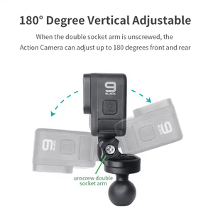 Soporte de Sujeción para Cámara con Roscas de 1/4 para Insta360 Gopro 1138B, para Escritorio, Trípode, Barra Transversal, Varillas de Gimbal - Product Image 5