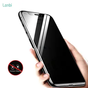 10h Hardness Tempered Glass Private Label Anti Privacy Screen Protector for iphone