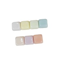Macaron-Colored DIY Mechanical Cross-shaped Keycaps PC Material Macaron Candy Color Keycaps Keychain Toy