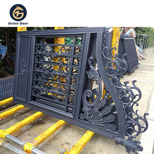 Puertas <span class=keywords><strong>de</strong></span> aluminio para entrada <span class=keywords><strong>de</strong></span> jardín <span class=keywords><strong>de</strong></span> Villa americana, puerta <span class=keywords><strong>de</strong></span> <span class=keywords><strong>apertura</strong></span> automática para patio - Product Image 4