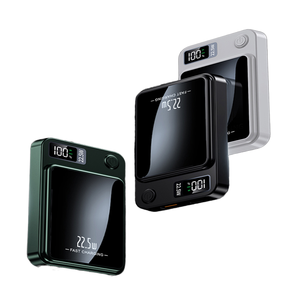 แบตเตอรี่สำรองขนาดเล็กแบบแม่เหล็กไร้สาย กำลังไฟสูง 20W ชาร์จเร็ว พร้อมหน้าจอ LED แสดงผลแบบดิจิตอล แบตเตอรี่ LI-Polymer - Product Image 1