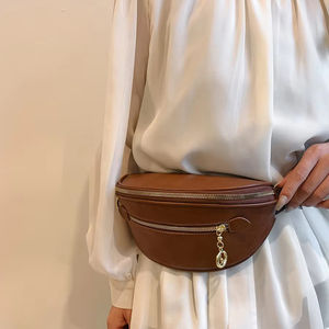 Sac <span class=keywords><strong>banane</strong></span> de grande capacité pour femmes, sac <span class=keywords><strong>banane</strong></span> en cuir Pu, sac <span class=keywords><strong>banane</strong></span> multifonctionnel à bandoulière <span class=keywords><strong>tendance</strong></span> - Product Image 3