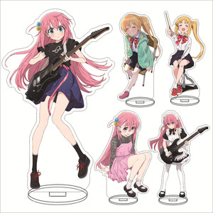 40 styles 15CM <span class=keywords><strong>BOCCHI</strong></span> <span class=keywords><strong>the</strong></span> <span class=keywords><strong>ROCK</strong></span>! Décoration de bureau en acrylique, plaque debout, anime, cadeau - Product Image 1