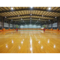 Structure en acier galvanisé préfabriquée à prix abordable pour garage, stade de football, salle de sport, centre commercial, entrepôt, fabrication chinoise, garantie à vie