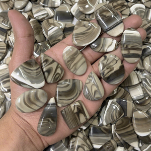 Venta al por mayor: Lote de 4 kg de ágatas Flint cabujón a solo $699, piedras preciosas sueltas de tamaños y formas surtidas, envío gratis. - Product Image 1