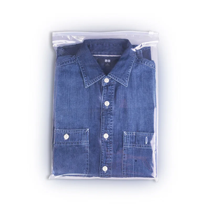 Clothing Zipper <b>Bags</b> Durable Reusable Garment Packaging <b>Bags</b> Translucent Plastic <b>Zip</b> <b>Bags</b> Travel Custom Size Logo Silk Screen - Product Image 3