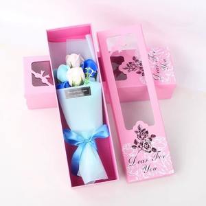 Gran oferta, 6 uds., ramo de flores de jabón, el mejor regalo para madre, novia, para graduación, decoración de Año Nuevo chino, caja de regalo incluida - Product Image 2