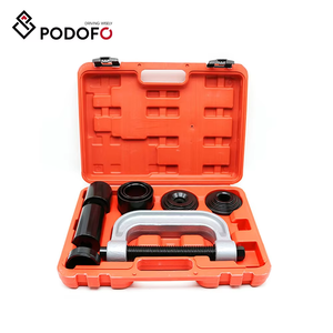 Podofo 10 pièces Outil extracteur et installateur universel robuste pour rotule de direction automobile, Outil de démontage de rotule 4 en 1, Adaptateurs pour véhicules à 4 roues motrices - Product Image 1