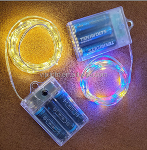 DIY電池式ミニLED銅線キャンプ用ストリングライト、パーティー、結婚式、クリスマスデコレーション用のフェアリーガーランドライト - Product Image 3