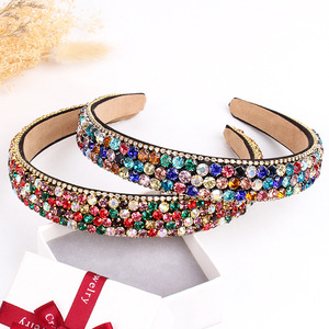 Diadema de Pedrería Hua Liyu, Accesorio para el Cabello Artístico y Retro para Mujer, Hecho a Mano - Product Image 3