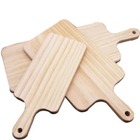 Planche de charcuterie en bois de pin avec poignée Planches à découper en bois servant des blocs à découper pour la viande Légumes Fruits