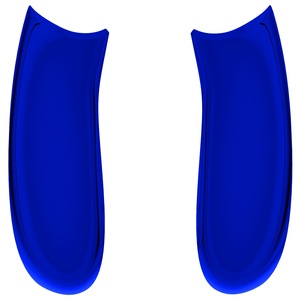 EXtremeRate Chroming Blue Custom Back Panels Handles Cover Shell Replacement Side Rails Grip for Xbox Series X S Controller - Product Image 1