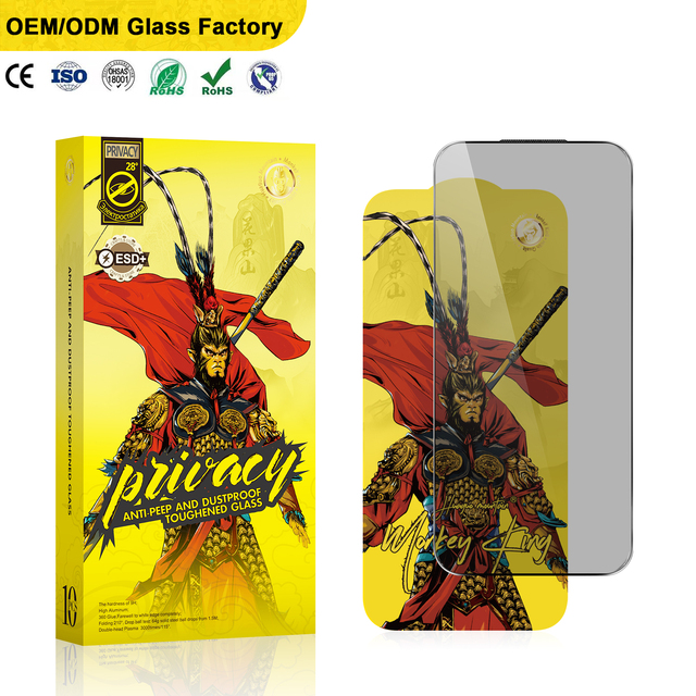 For 6s/8/Max/11/12/13/14/18 Pro Max Anti-Spy Privacy Anti-Scratch Anti-Fingerprint 3D Steel Film 9H Hardness Screen Protector