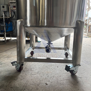 Tanque de Mezcla para <span class=keywords><strong>Gel</strong></span> de Ducha y Jabón Corporal LINHONG de 200L 300L, Recipiente Sanitario de Acero Inoxidable con Calentamiento y Agitación para Productos de Alta Viscosidad - Product Image 3